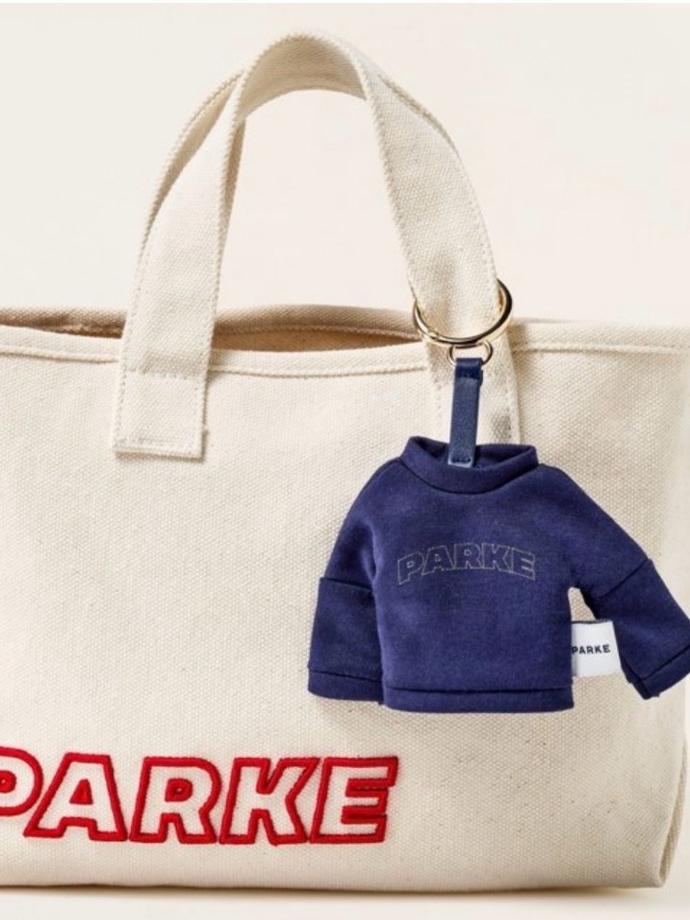 Parke X Target 🎯 Collab Mockneck Navy Sweatshirt Keychain Bag Charm ♥️
